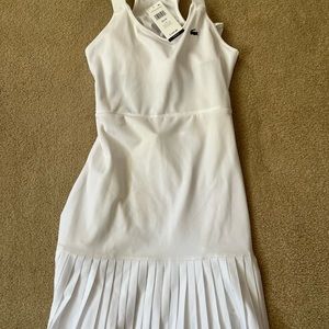 Lacoste tennis dress, white
